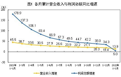 国家统计局：1-2月能源原材料行业对工业企业利润增长贡献较大